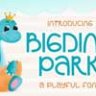 Шрифт - Bigdino Park