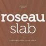 Шрифт - Roseau Slab