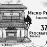 37 микронные кисти для ручек Procreate